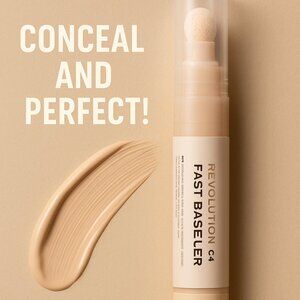 Revolution Fast Base Concealer C4 Buildable Cream Stick Makeup NEW (2 Pack)